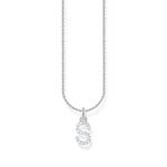 Thomas Sabo Basics Kette mit Buchstaben-Anhänger S Silber