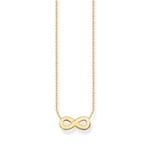 Thomas Sabo Basics Gold-plated necklace with infinity pendant
