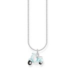 Thomas Sabo Basics Silver neckalce with motor scooter pendant and cold enamel - KE2217-041-7-L45V