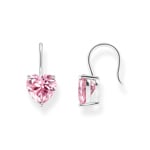 Thomas Sabo Basics Silver earrings with pink zirconia - H2288-051-9