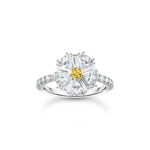 Thomas Sabo Blooming Skies Bague cocktail fleur Lovely Daisy avec pierres argent