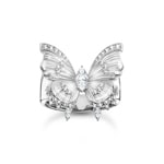 Thomas Sabo Blooming Skies Cocktailring Schmetterling Butterfly Paradise mit Steinen Silber