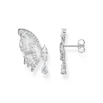 Thomas Sabo Blooming Skies Ohrstecker Schmetterling Butterfly Paradise mit Steinen Silber