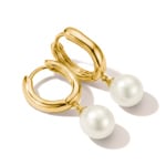 Thomas Sabo Bold Elegance Creolen Perle Vergoldet - CR766-430-14