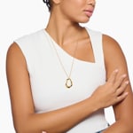 Thomas Sabo Bold Elegance Kette mit Anhänger Natural Beauty vergoldet - KE2319-413-39-L70
