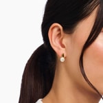 Thomas Sabo Bold Elegance Gold-plated ear studs with freshwater pearls Natural Beauty - H2320-430-14