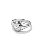Thomas Sabo Bold Elegance Bague zirconium ovale blanc argent - TR2523-051-14