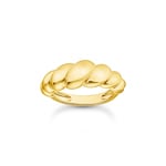 Thomas Sabo Bold Elegance Bague formes organiques plaquée or