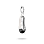 Thomas Sabo Pendentif Charm ballerine blanc crème Connect argent