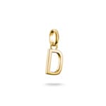 Thomas Sabo Charm pendant letter D Connect gold-plated