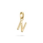 Thomas Sabo Charm-Anhänger Buchstabe N Connect vergoldet