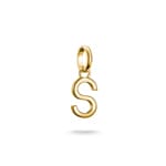 Thomas Sabo Charm pendant letter S Connect gold-plated