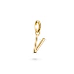Thomas Sabo Charm-Anhänger Buchstabe V Connect vergoldet
