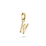 Thomas Sabo Charm-Anhänger Buchstabe W Connect vergoldet