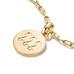 Thomas Sabo Pendentif Charm numéro angélique 222 avec pierres blanches Connect plaqué or - CC1249-414-14