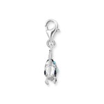 Thomas Sabo Charm pendant Fish with blue stones silver - 1884-945-7