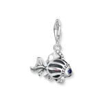 Thomas Sabo Charm pendant Fish with blue stones silver - 1884-945-7