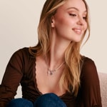 Thomas Sabo Silver Charm Pendant Birthstone September Connect - CC1337-699-1