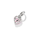 Thomas Sabo Silver Charm Pendant Heart Birthstone January Connect - CC1329-051-9