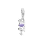 Thomas Sabo Pendentif Charm Joy avec pierre blanche argent 925