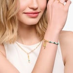 Thomas Sabo Charm-Anhänger Kleeblatt vergoldet - 1991-413-39