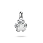 Thomas Sabo Charm-Anhänger Pfote mit Steinen Connect Silber