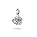 Thomas Sabo Charm pendant rose blossom Connect silver