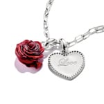Thomas Sabo Charm-Anhänger Rosenblüte rot Connect Silber - CC1263-007-10