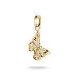 Thomas Sabo Charm pendant butterfly Connect gold-plated