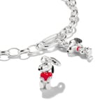 Thomas Sabo Pendentif Charm Snoopy Pavé PEANUTS Connect Argent - CC1310-691-11