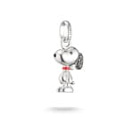 Thomas Sabo Pendentif Charm Snoopy Pavé PEANUTS Connect Argent - CC1310-691-11