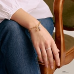 Thomas Sabo Gold Plated Charm Pendant Woodstock Connect PEANUTS - CC1303-413-39