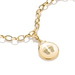 Thomas Sabo Baby Feet Charm With White Zirconia – Original - 1692-M01-14