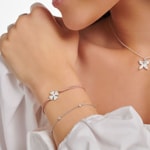 Thomas Sabo Charm Club Bracelet Little Secret trèfle - LS120-173-19-L20V