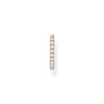 Thomas Sabo Charm Club Einzel Creole weisse Steine roségold - CR659-416-14