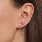 Thomas Sabo Charm club single stud earrings Dragonfly with stone rose gold - H2188-321-7