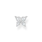 Thomas Sabo Charm Club Clou d'oreille unique papillon pierres blanches