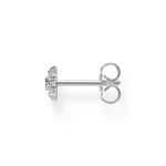 Thomas Sabo Charm Club Einzel Ohrstecker Schneeflocke mit weissen Steinen silber - H2260-051-14