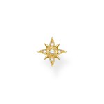 Thomas Sabo Charm club single stud earrings star gold - H2144-414-14