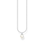Thomas Sabo Charm club chain Pearl silver