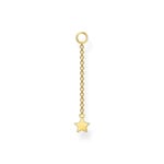 Thomas Sabo Charm Club Ohrring Anhänger Stern gold