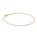 Thomas Sabo Charm Club Original Bracelet Figaro design gold-plated