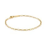 Thomas Sabo Charm Club Original Bracelet Paperclip plaqué or