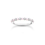 Thomas Sabo Charm Club Ring Rosa und weisse Steine