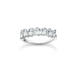 Thomas Sabo Charm Club Ring weisse Steine silber