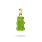 Thomas Sabo Charm pendant Goldbears in green Connect gold-plated