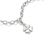 Thomas Sabo Charm Trèfle Avec Zirconia Blanc – Original - 2248-M02-14