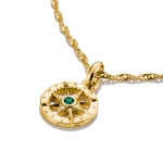 Thomas Sabo Charm Boussole Avec Nanocristal Vert – Connect - CC1261-M01-6