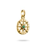 Thomas Sabo Charm Boussole Avec Nanocristal Vert – Connect - CC1261-M01-6