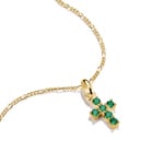 Thomas Sabo Charm Croix Avec Nanocristal Vert – Connect - CC1206-M01-6
